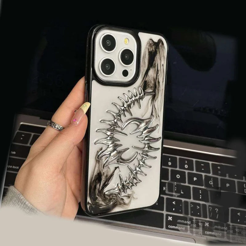 Decayed iPhone Case For iPhone 16 15 14 13 12 11 Pro Max Plus Shockproof Soft Back Cover